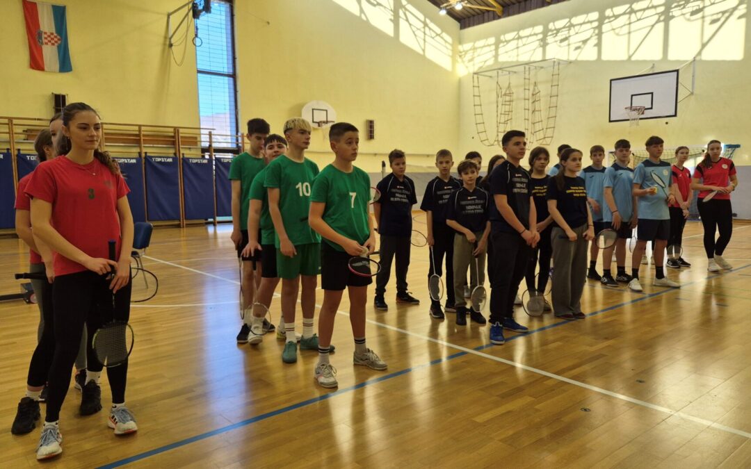 PRVO MJESTO NA NATJECANJU SKUPINE KRIŽEVCI U BADMINTONU
