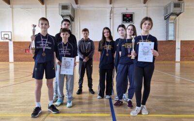 ŽUPANIJSKO NATJECANJE ŠKOLSKIH SPORTSKIH DRUŠTAVA U BADMINTONU