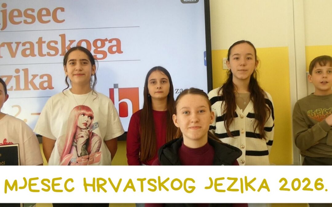 UČENICI SNIMILI EMISIJU „MJESEC HRVATSKOG JEZIKA 2026.“