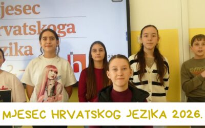 UČENICI SNIMILI EMISIJU „MJESEC HRVATSKOG JEZIKA 2026.“